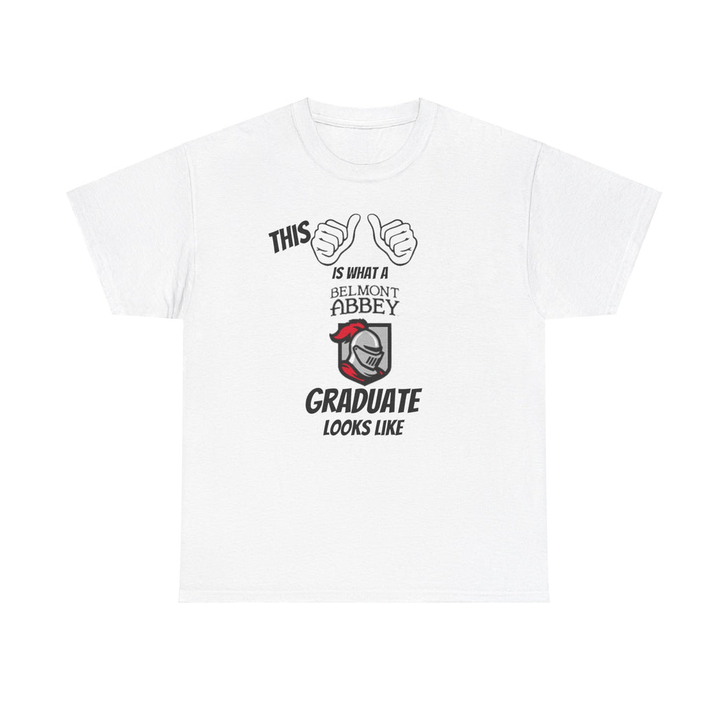 This Is What A Belmont Abbey Graduate Looks Like 2025 Unisex Heavy Cotton Tee