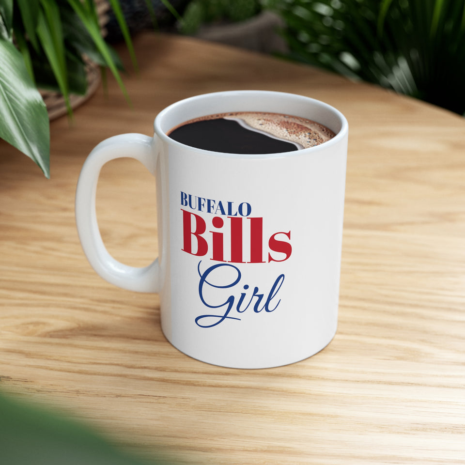 Buffalo Bills Girl Ceramic Mug 11oz