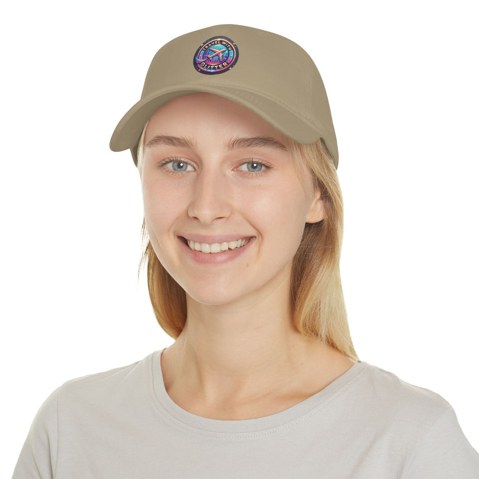 Travel With Glitter Low Profile Baseball Cap