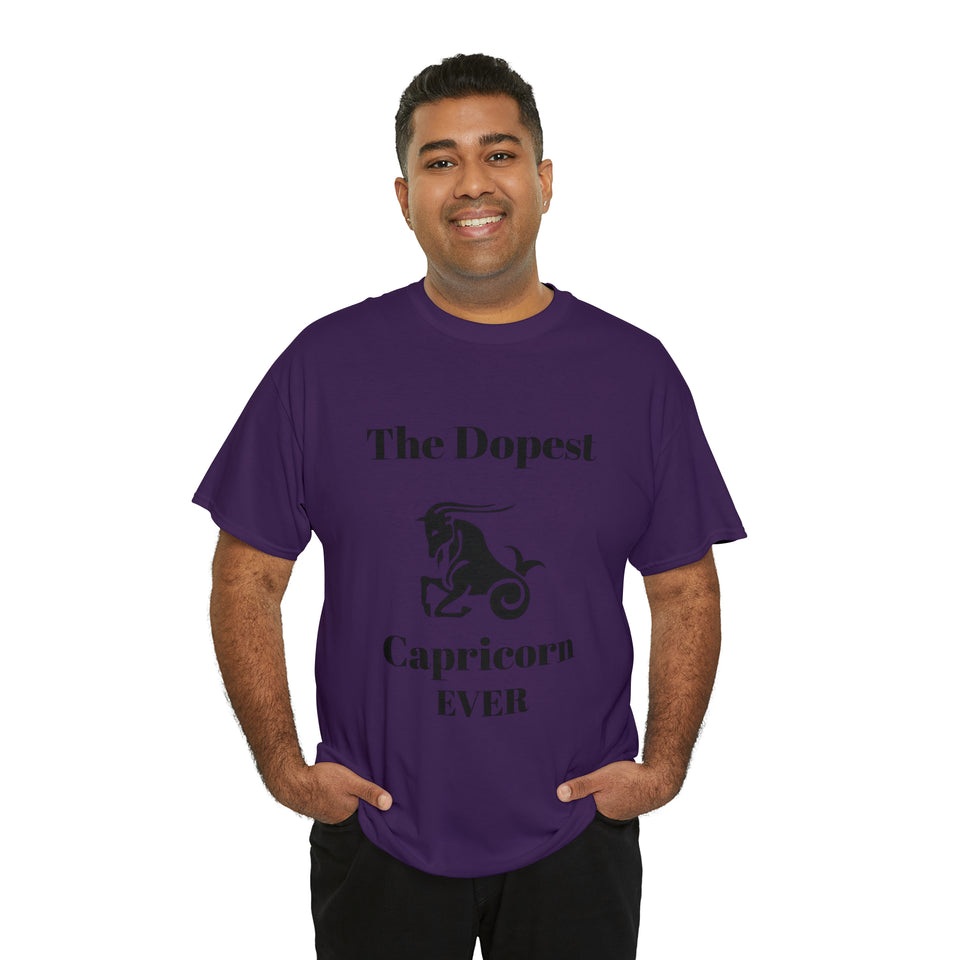 The Dopest Capricorn Ever Unisex Heavy Cotton Tee