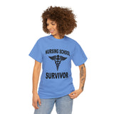 Nursing School Survivor Cotton Tee