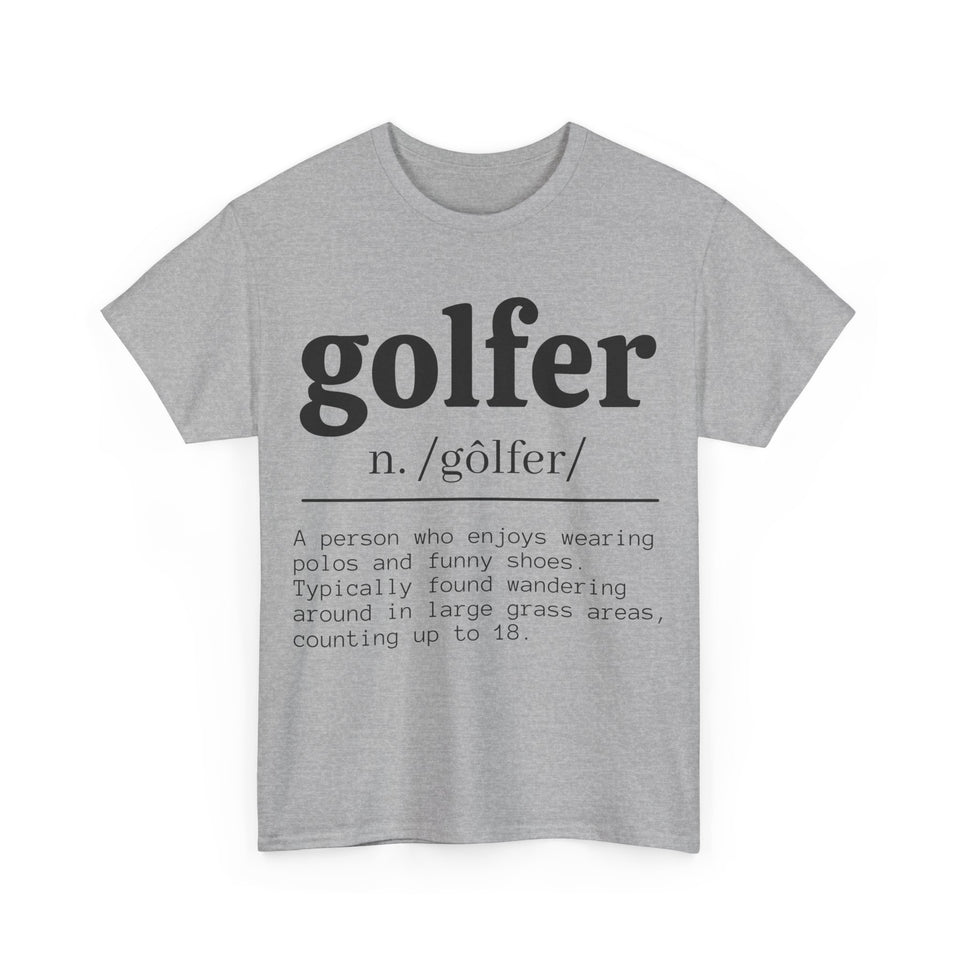 Golfer Unisex Heavy Cotton Tee