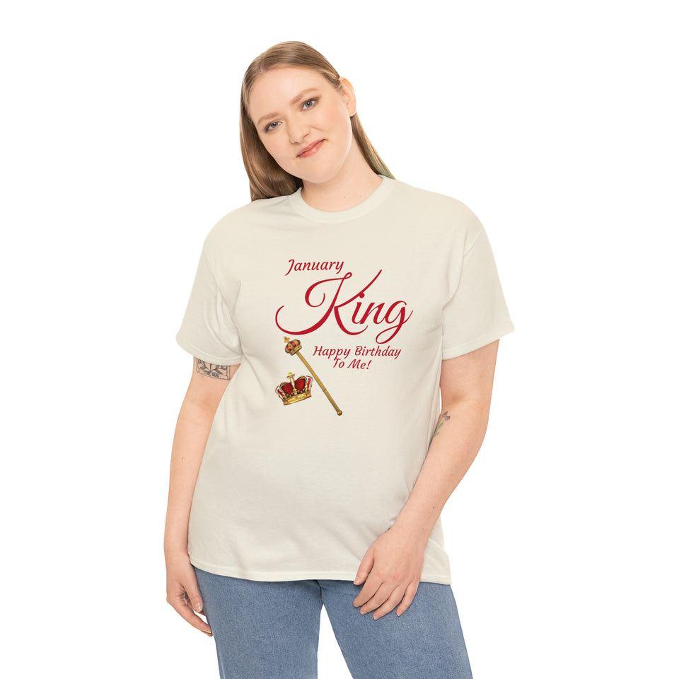 January King Unisex Heavy Cotton Tee