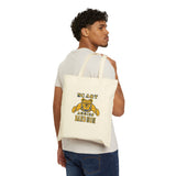 NC A&T Band Mom Cotton Canvas Tote Bag