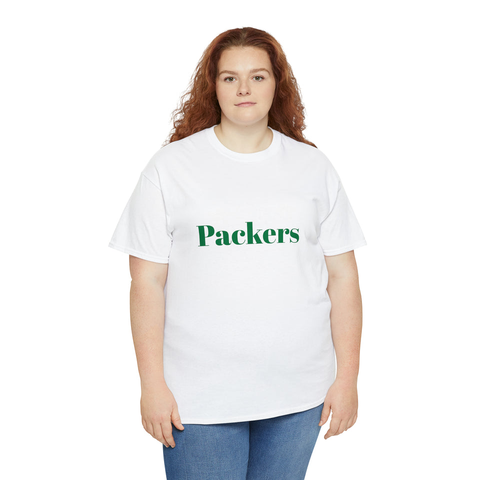 Green Bay Packers Girl Unisex Heavy Cotton Tee