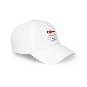 I Love My Cat Low Profile Baseball Cap