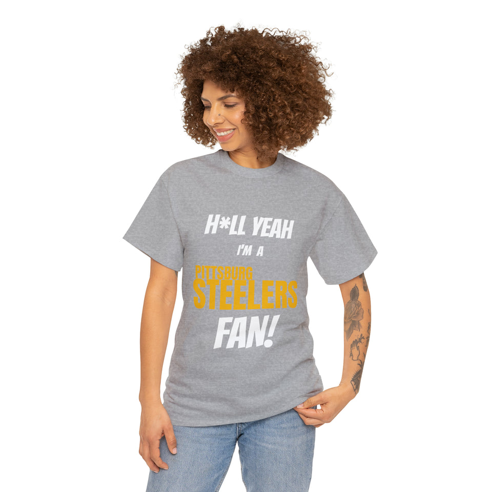 Pittsburgh Steelers Football Unisex Heavy Cotton Tee