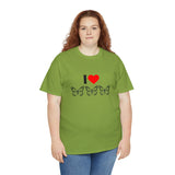 I Love Butterflies Unisex Heavy Cotton Tee