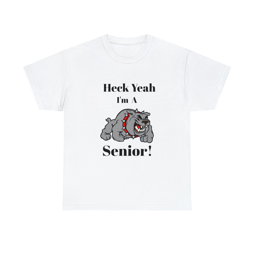 Heck Yeah I'm A Butler High School Senior Class Of 2024 Unisex Heavy Cotton Tee