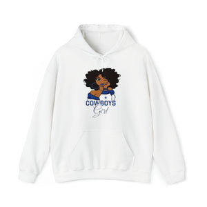 Dallas Cowboys Girl Unisex Heavy Blend™ Hooded Sweatshirt