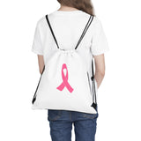 Breast Cancer Awareness Drawstring Bag