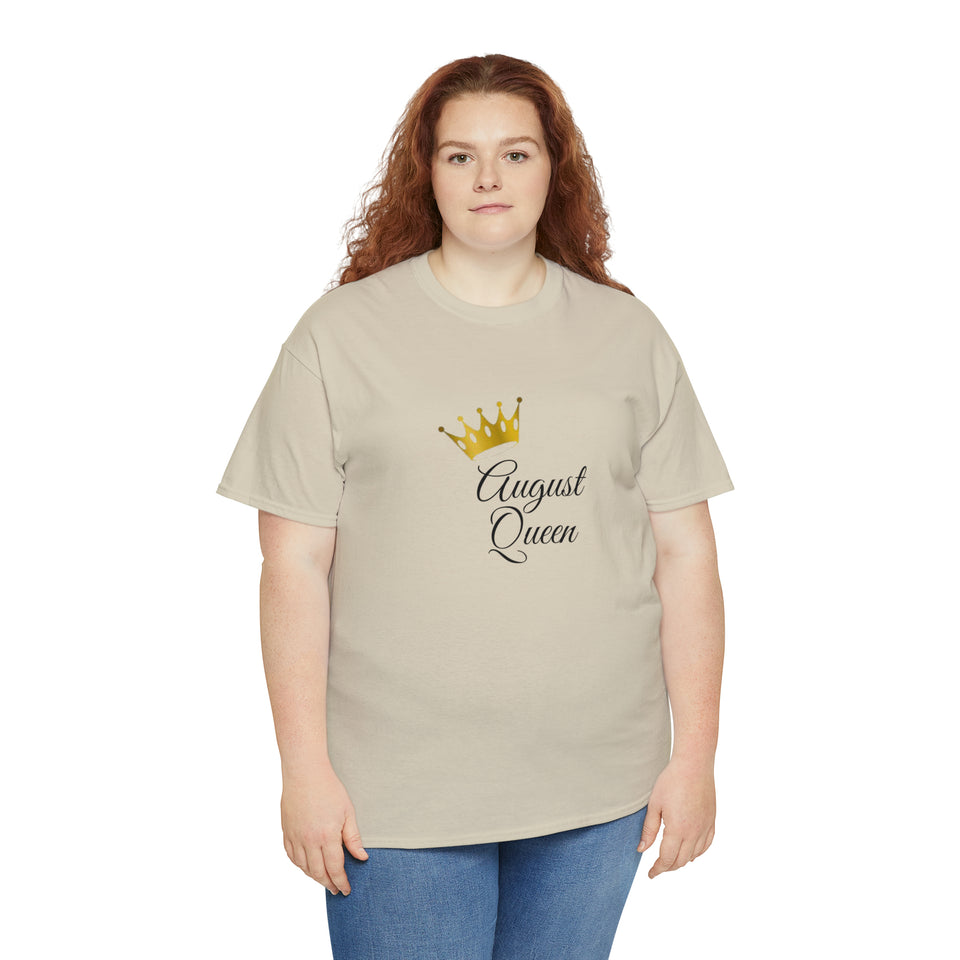 August Queen Unisex Heavy Cotton Tee