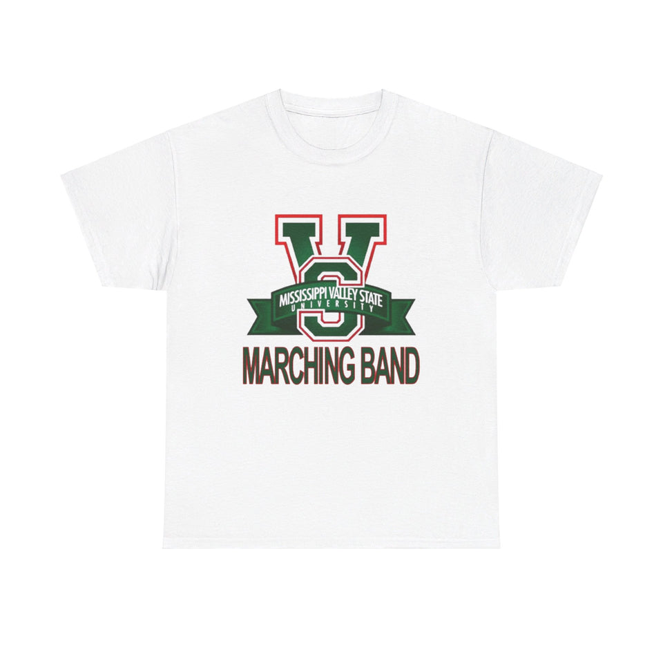 Mississippi Valley State Marching Band Unisex Heavy Cotton Tee