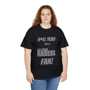 Las Vegas Raiders Football Unisex Heavy Cotton Tee
