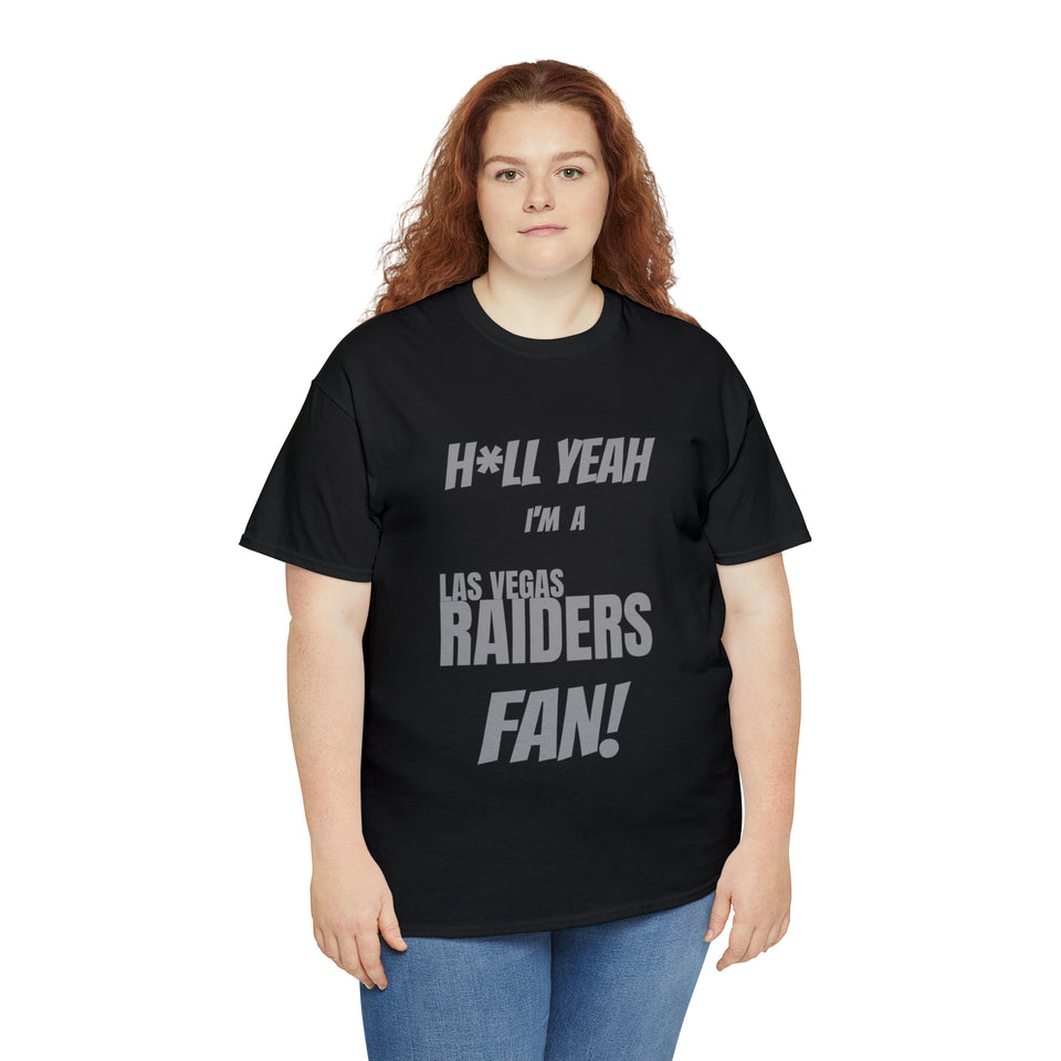 Las Vegas Raiders Football Unisex Heavy Cotton Tee