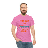 Miami Dolphins Football Unisex Heavy Cotton Tee