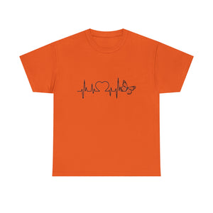 Love Butterflies Unisex Heavy Cotton Tee