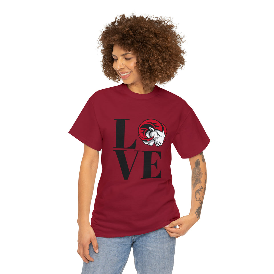 LOVE WSSU Unisex Heavy Cotton Tee