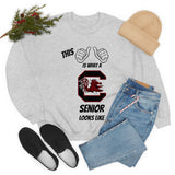 This Is What A South Carolina Gamecocks Senior Looks Like Unisex Heavy Blend™ Crewneck Sweatshirt