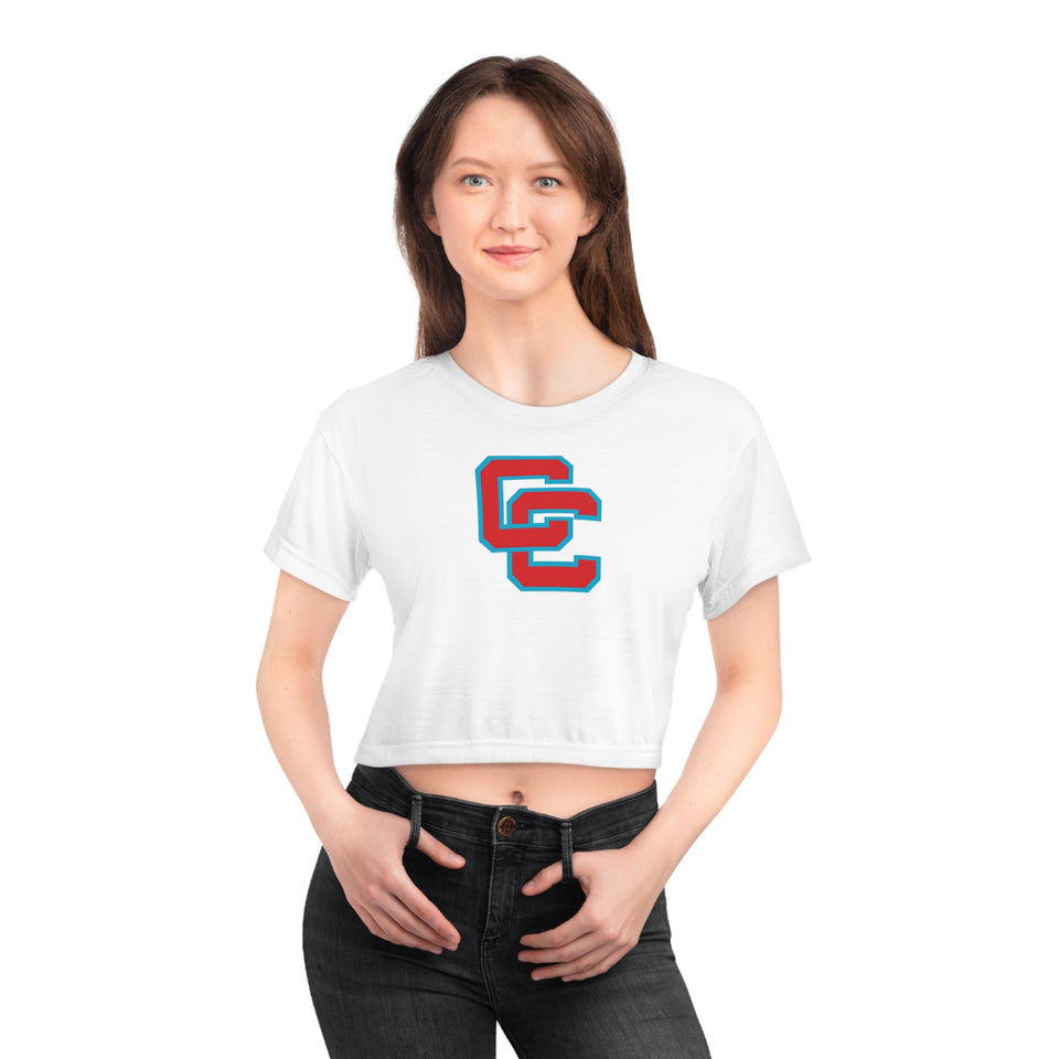 Charlotte Catholic Crop Tee (AOP)