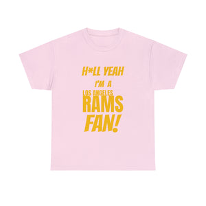 Los Angeles Rams Football Unisex Heavy Cotton Tee