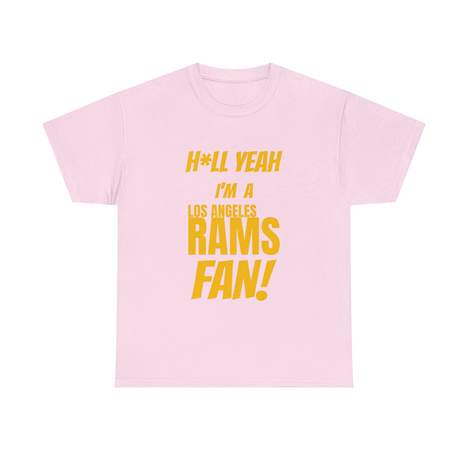 Los Angeles Rams Football Unisex Heavy Cotton Tee
