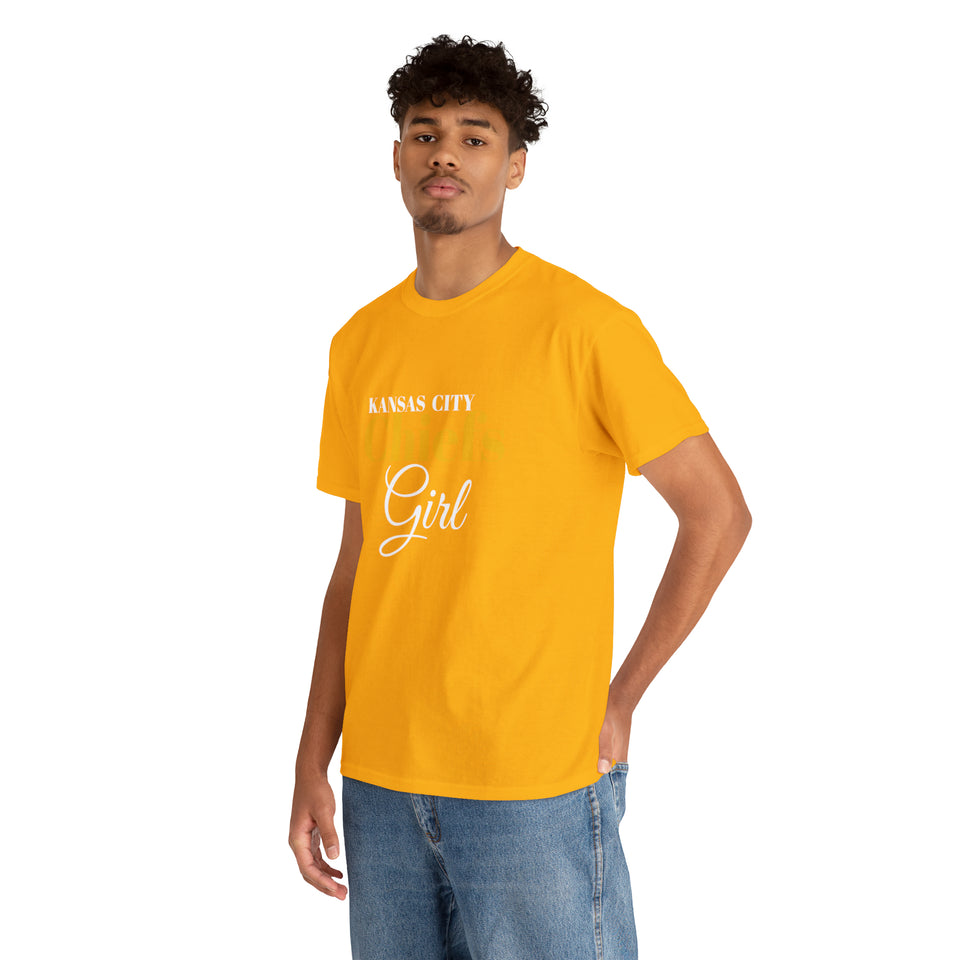 Kansas City Chiefs Girl Unisex Heavy Cotton Tee