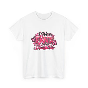 Breast Cancer Awareness Daughter Unisex Heavy Cotton Tee