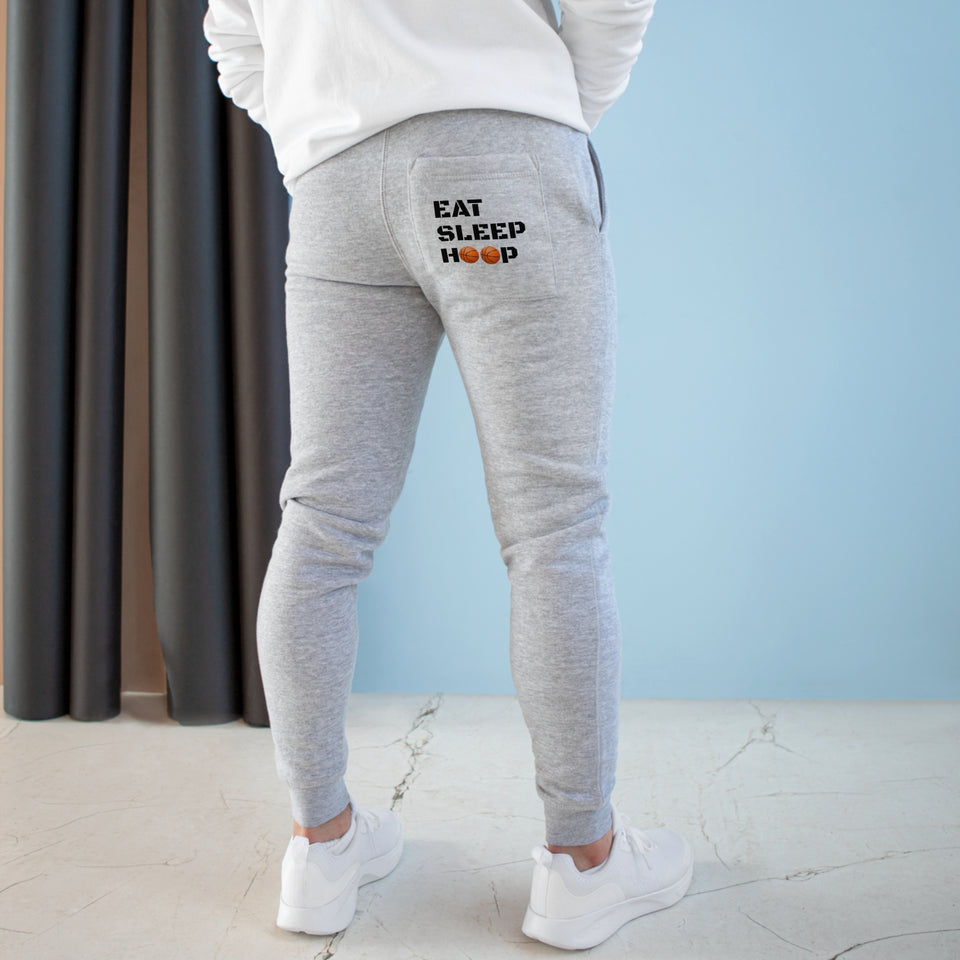 Eat Sleep Hoop Premium Fleece Joggers