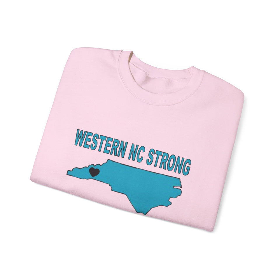 Western NC Strong Unisex Heavy Blend™ Crewneck Sweatshirt