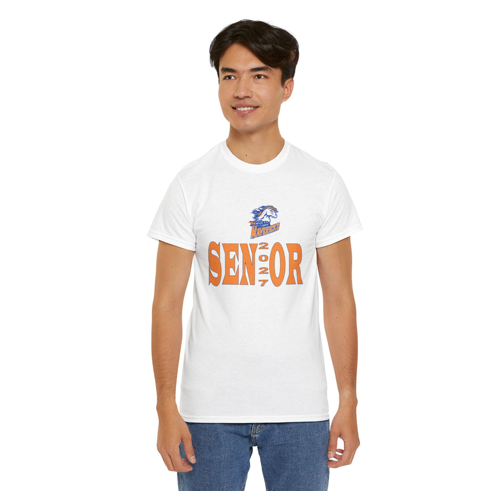Marvin Ridge HS Senior 2027 Unisex Heavy Cotton Tee