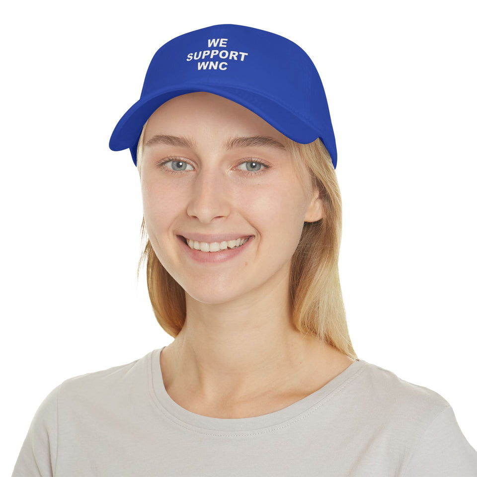 We Support WNC Low Profile Baseball Cap