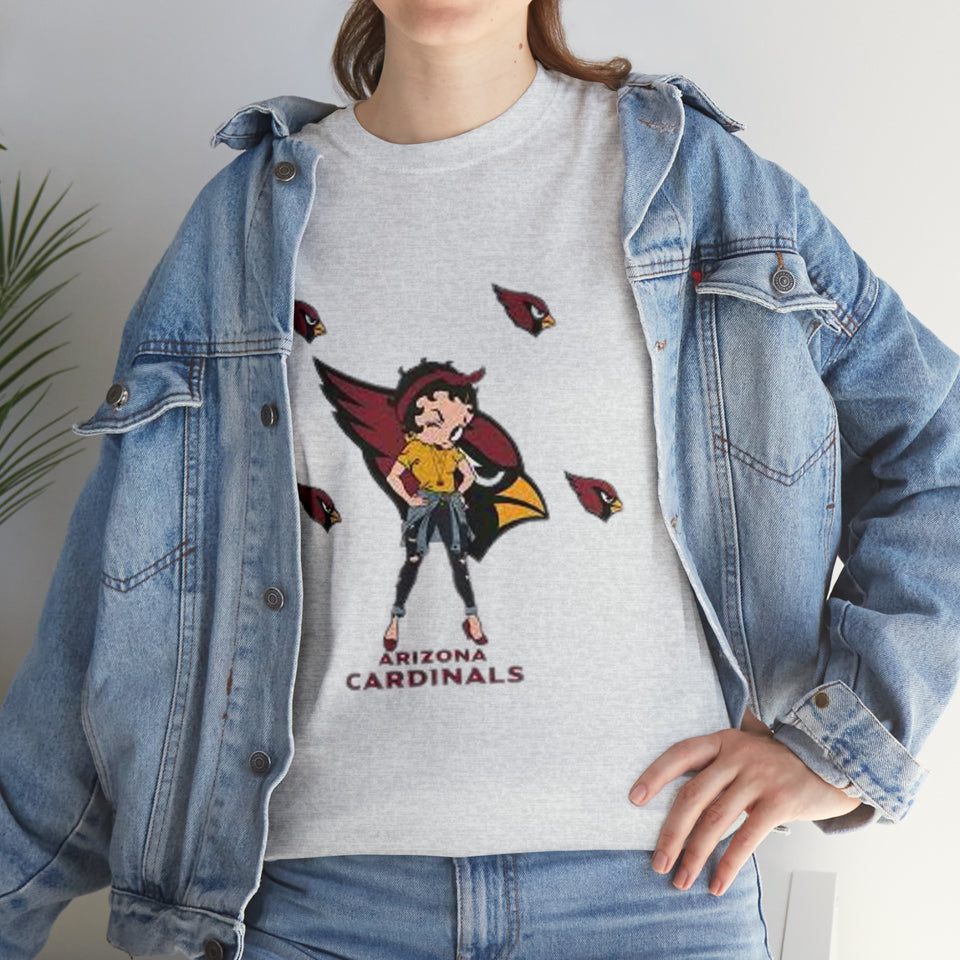Arizona Cardinals Betty Unisex Heavy Cotton Tee