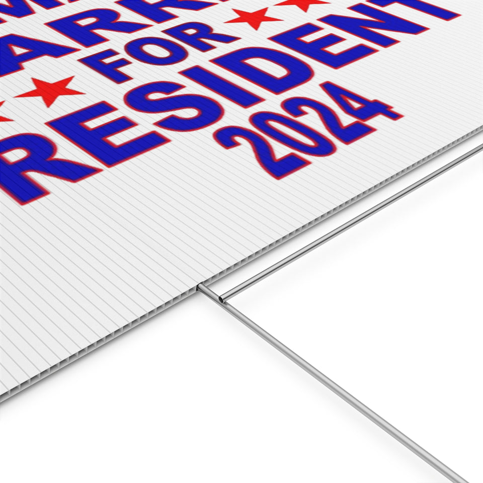 Kamala Harris for President Plastic Yard Sign