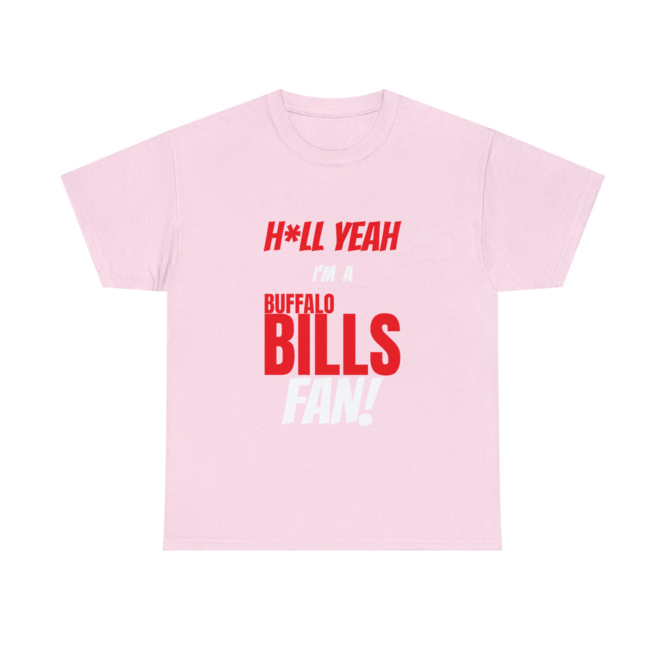 Buffalo Bills Football Unisex Heavy Cotton Tee