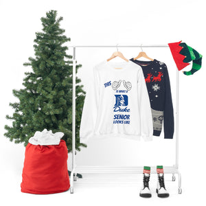This Is What A Duke Senior Looks Like Unisex Heavy Blend™ Crewneck Sweatshirt