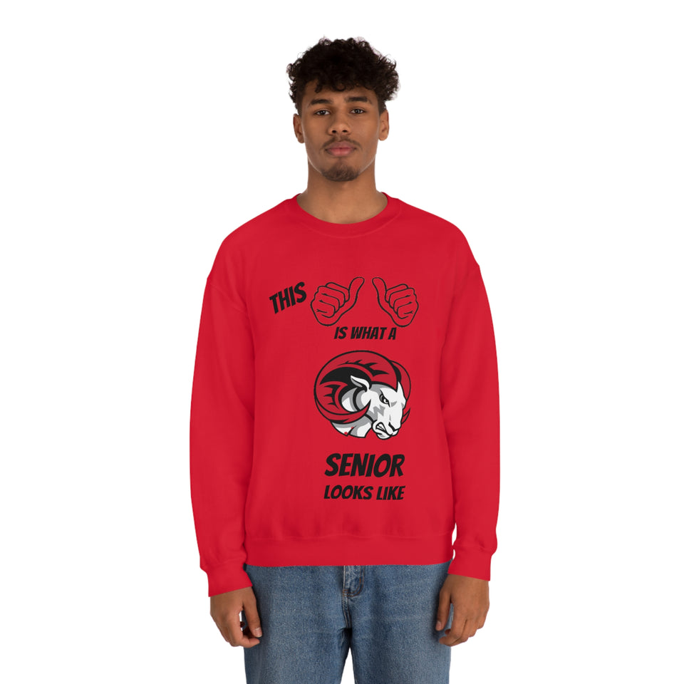 This Is What A WSSU Senior Looks Like Unisex Heavy Blend™ Crewneck Sweatshirt