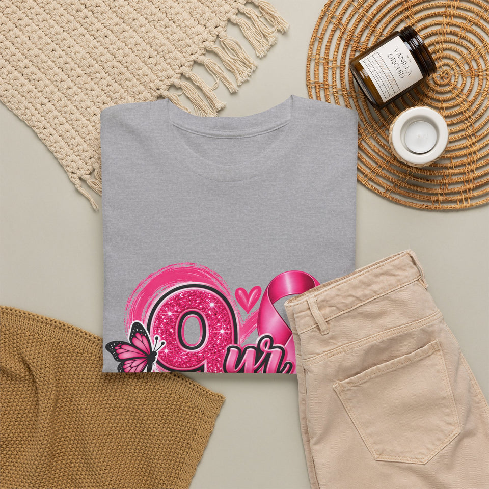 9 Yr Survivor Breast Cancer Awareness Unisex Heavy Cotton Tee