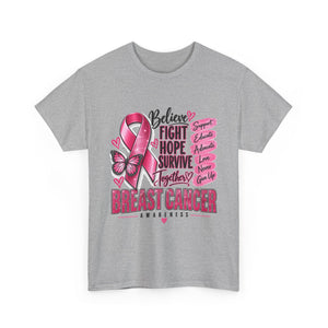 Breast Cancer Awareness Unisex Heavy Cotton Tee
