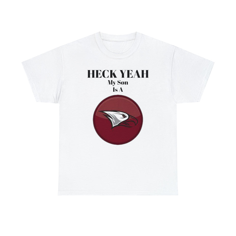 Heck Yeah My Son Is A NCCU Eagle Unisex Heavy Cotton Tee