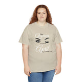 This Queen was Born In April Unisex Heavy Cotton Tee