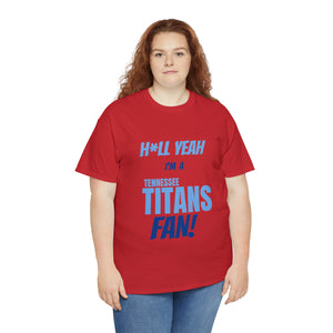Tennessee Titans Football Unisex Heavy Cotton Tee