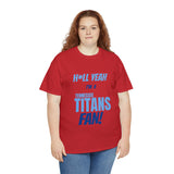 Tennessee Titans Football Unisex Heavy Cotton Tee