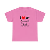 I Love My Cat Unisex Heavy Cotton Tee