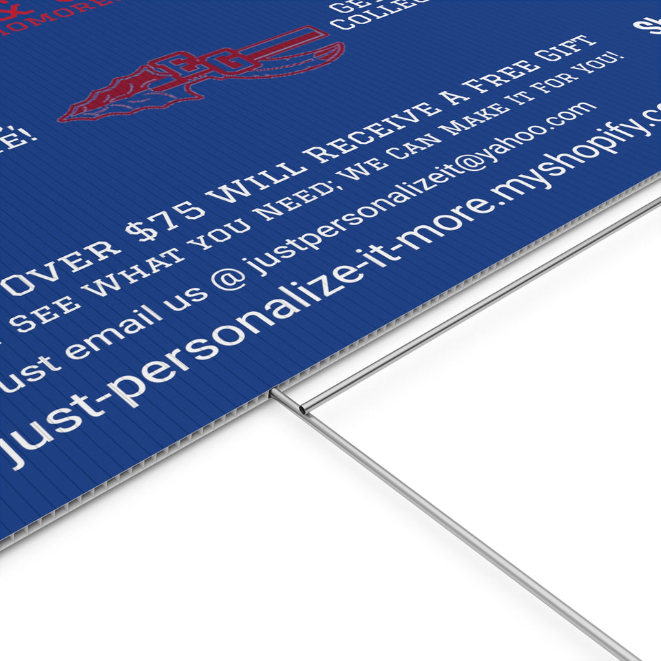 East Gaston HS Universal Plastic Yard Sign