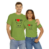 I Love My Cat Unisex Heavy Cotton Tee