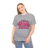 Breast Cancer Awareness Best Friend Unisex Heavy Cotton Tee