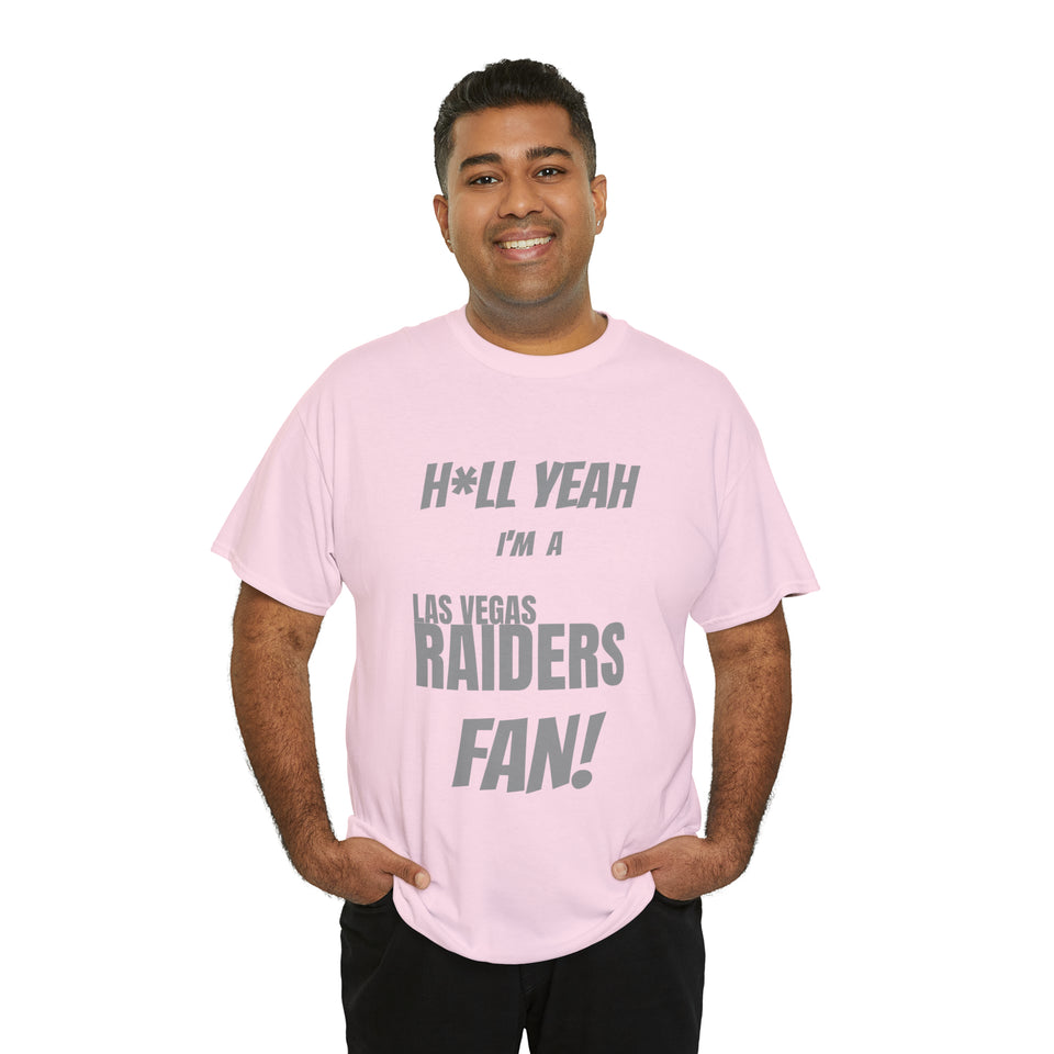 Las Vegas Raiders Football Unisex Heavy Cotton Tee