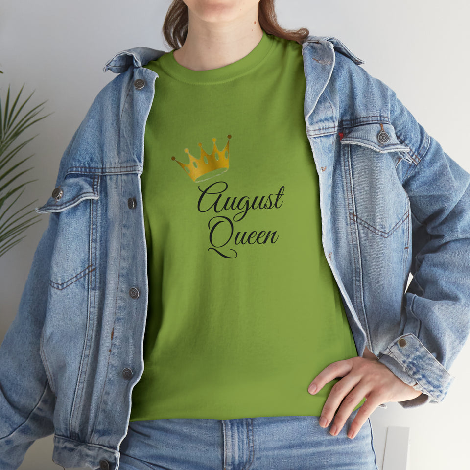 August Queen Unisex Heavy Cotton Tee