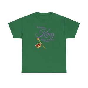 February King Unisex Heavy Cotton Tee